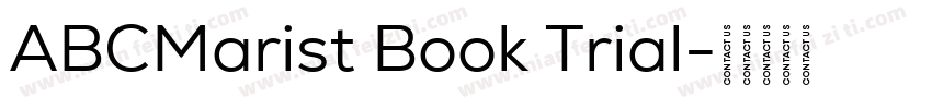 ABCMarist Book Trial字体转换